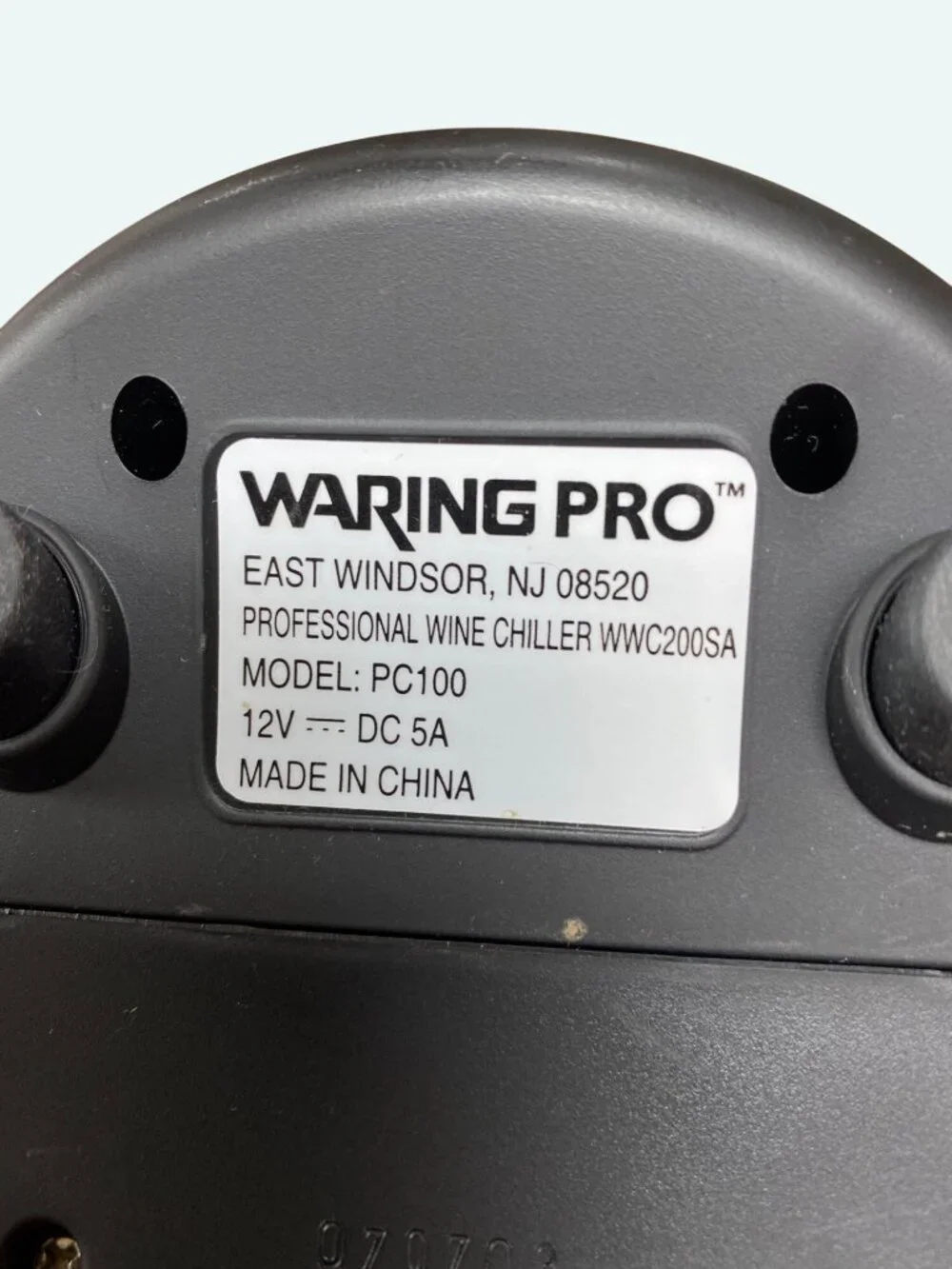 Waring Pro Professional Wine Chiller WWC200SA DC 5A 12V Black Silver